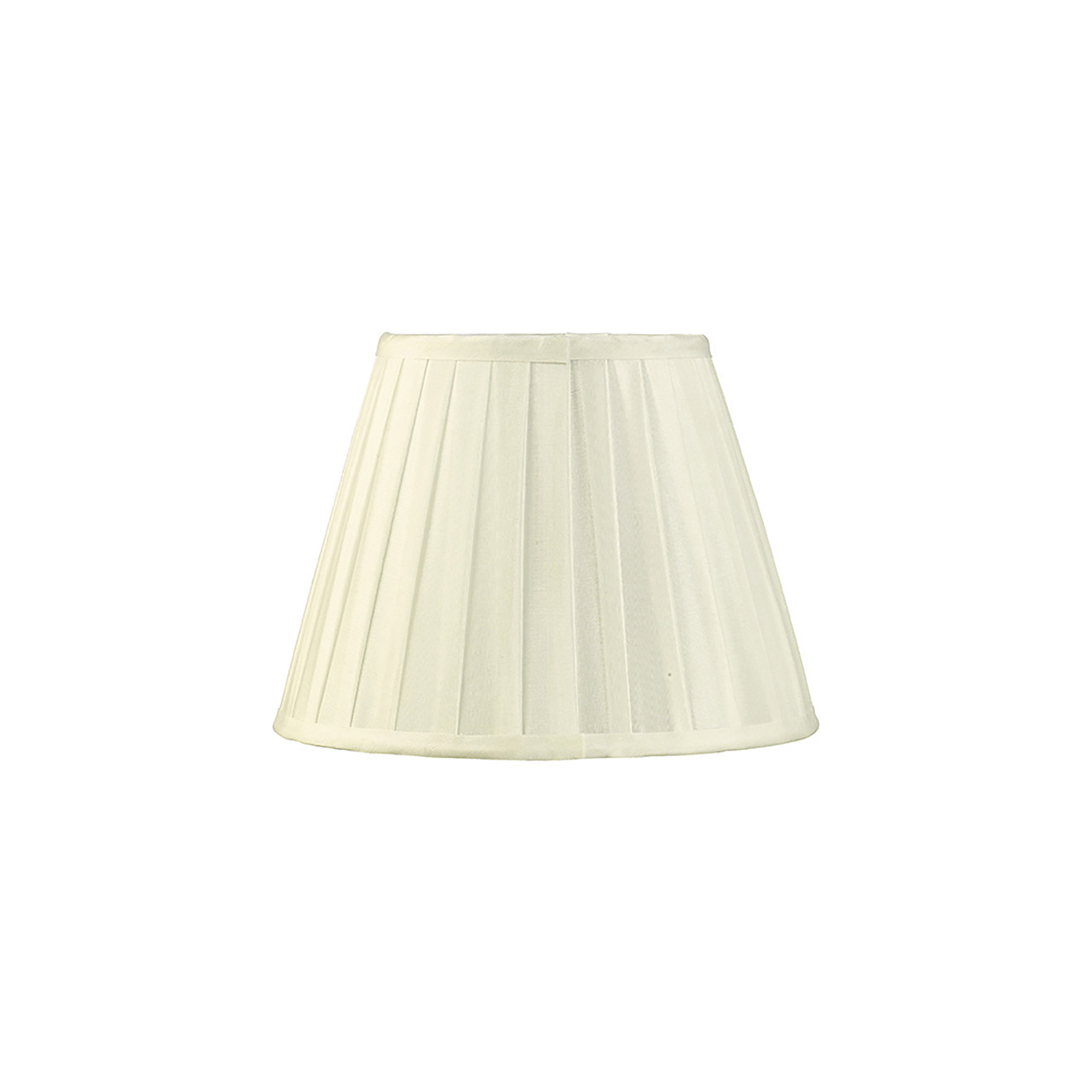 ILS20207  Stella 25cm Round Fabric Shade Ivory